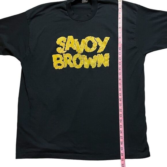 Vintage Savoy Brown Band Tee Shirt - Picture 4 of 6